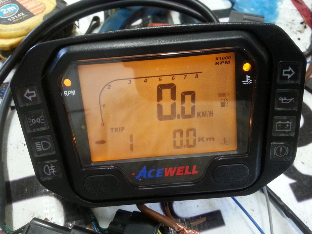 Dash racing ACEWHELL car sportowy licznik