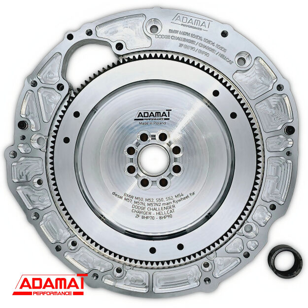 swap adapter koło zamachowe flexplate BMW M57N2 306D3 306D4 306D5 skrzynia DODGE CHALLENGER CHARGER HELLCAT ZF 8HP70 / 8HP90