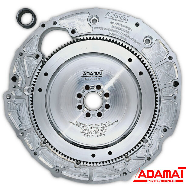 swap adapter koło zamachowe flexplate BMW M57 M57N 306D1 306D2 E46 E39 skrzynia DODGE CHALLENGER CHARGER HELLCAT ZF 8HP70 / 8HP90