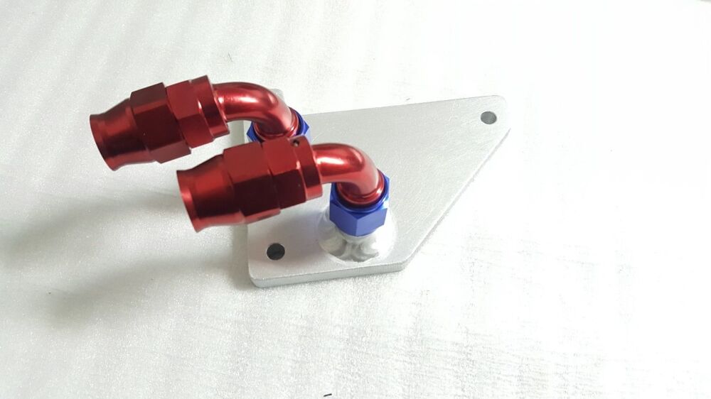 M60/M62/S62 Oil filter adapter relocation / oil cooler AN10 swap E30