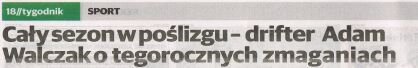 Cały sezon w poślizgu - Podsumowanie 