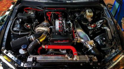 Lexus LS200 z 2JZ GTE na pokładzie. 